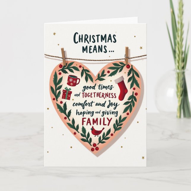 Christmas Togetherness Card Karte (Vorderseite)
