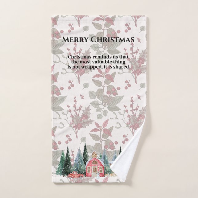 CHRISTMAS TOWEL (Serviette à main)