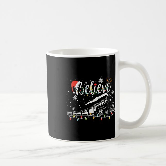 Christmas Train Christmas Believe Polar Express Xm Kaffeetasse (Rechts)