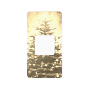 CHRISTMAS TREADRESSE ETIKETTIERE KUNST UND DESIGN ADRESSAUFKLEBER