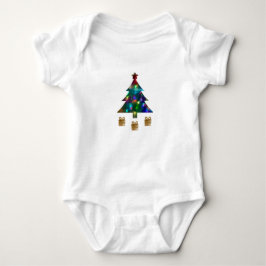 Christmas Tree and Presents Baby Bodysuit Baby Strampler
