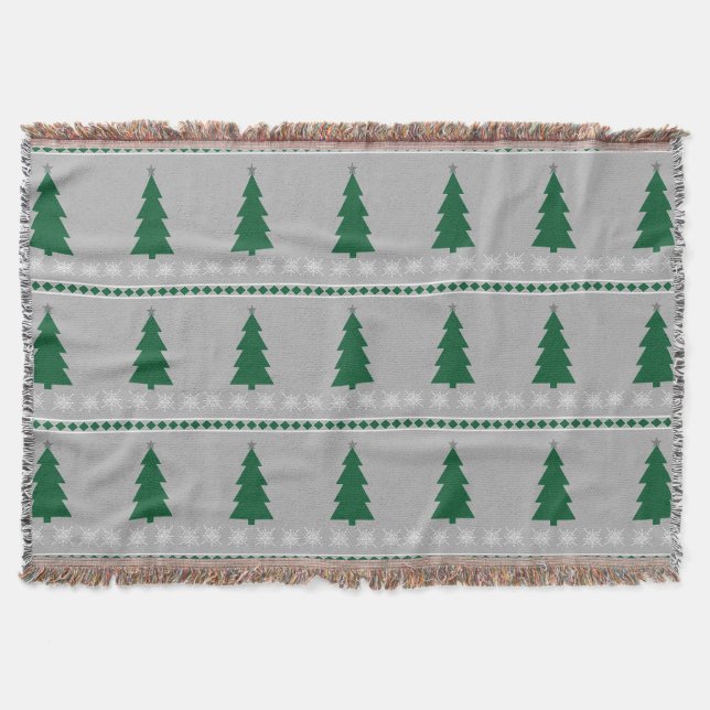Christmas Tree and Snowflakes Pattern, Decke (Vorderseite)