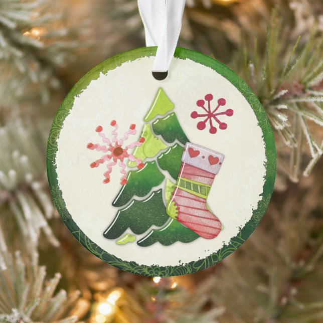 Christmas Tree and Stocking Whimsey (Arbre)
