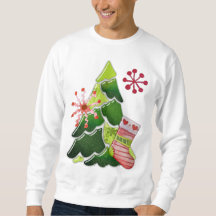 Christmas Tree and Stocking Whimsey