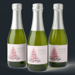Christmas Tree Baubles Chic Mini Champagne Labels<br><div class="desc">Einfache Anpassung der Mini-Sektmarken und 100% eigene. Ideal für einen Feiertag mit Familie, Freunden oder Geschäftsreisenden. Ein prächtiger Rosa-Baum und festliche Bausteine, handbemalt in sanften Tönen von Hütte chic pink. Diese vereinfachende Schreibwaren, ist modern elegant und elegant, mit einer Vintagen bzw. schäbigen traditionellen Touch. Erschaffen Sie mit unserem passenden Dekor...</div>