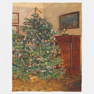 Christmas Tree C Müller Weihnachtsbaum 1914 Fleecedecke