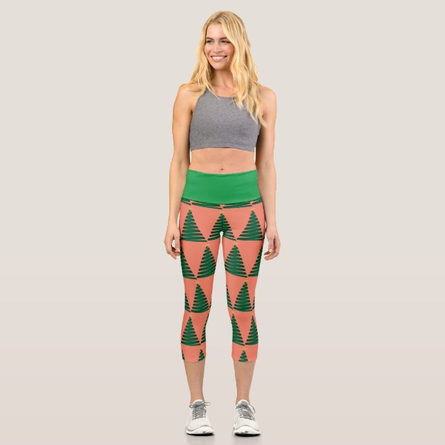 christmas tree capris leggings (Vorderseite)