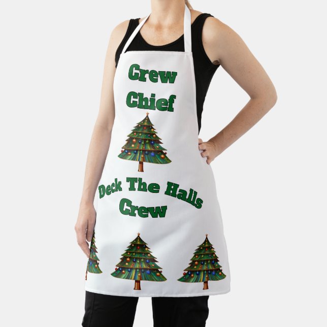 Christmas Tree Deck the Halls Crew Chief Schürze (InSitu)