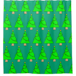 Christmas Tree Duschvorhang
