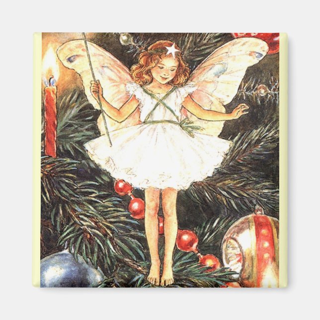 Christmas Tree Fairy Magnet (Vorne)