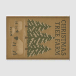 Christmas Tree Farm Seidenpapier