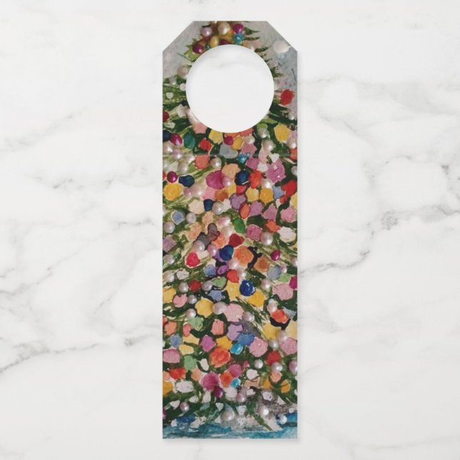 CHRISTMAS TREE FLASCHENANHÄNGER (Vorderseite)