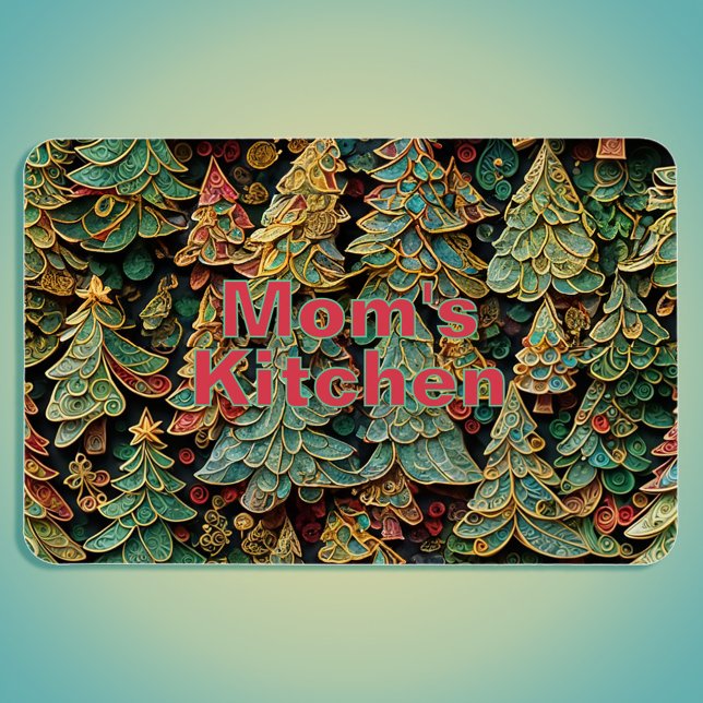 Christmas Tree Forest Whimsey Magnet (Von Creator hochgeladen)