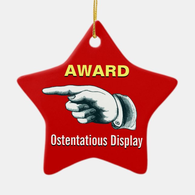 Christmas Tree Gag Gift Keramik Ornament (Vorne)