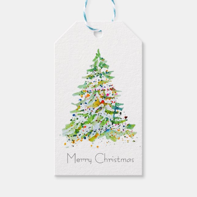 Christmas Tree Geschenkanhänger (Vorderseite)