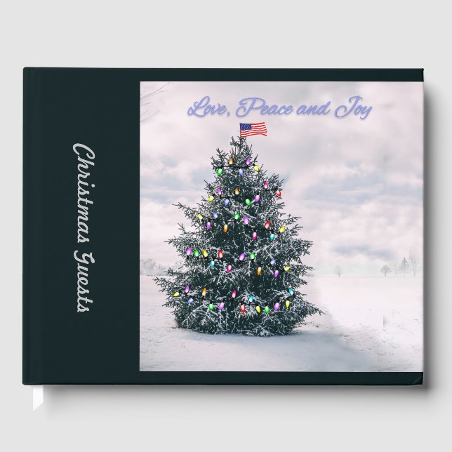 Christmas Tree Guest Book 2023 Gästebuch (Vorderseite)