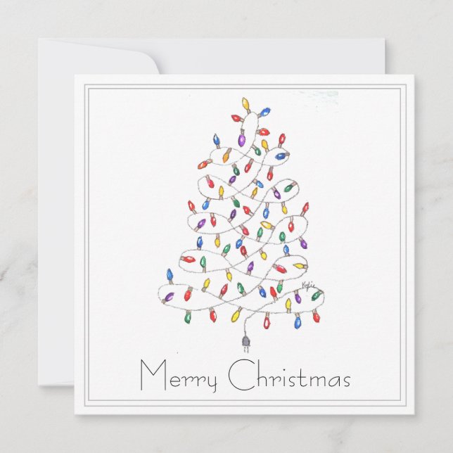 Christmas Tree Karte (Vorderseite)