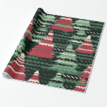 Christmas Tree Lot Geschenkpapier<br><div class="desc">Dieses Verpackungspapier zeigt eine Illustration der Weihnachtsbäume. Genießen Sie Ihr neues Weihnachtsbaum Lot Wrapping Paper!</div>