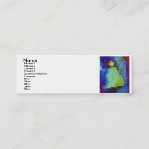 CHRISTMAS TREE MINI VISITENKARTE