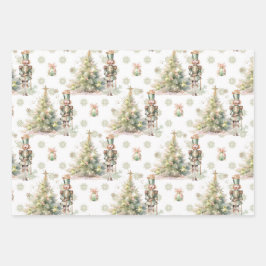 Christmas Tree Nutcracker Geschenkpapier Set