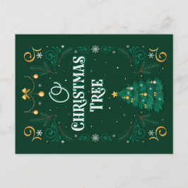 Christmas Tree Postcard Feiertagspostkarte