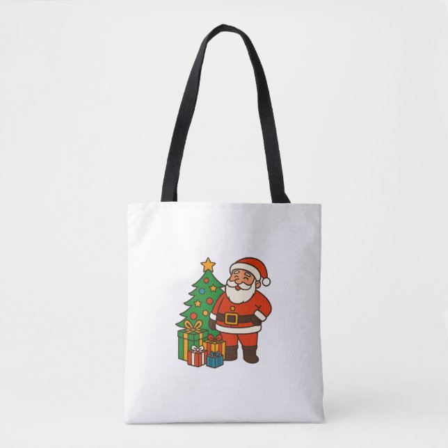 Christmas Tree Santa Claus  Tasche (Vorderseite)