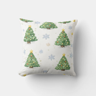 Christmas Tree Snowflake Pillow Kissen