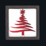 Christmas Tree Stencil Red Schmuckkiste<br><div class="desc">Thank You for visiting The Holiday Christmas Shop! You are viewing The Lee Hiller Designs Holiday Collection of Home and Office Decor, Apparel, Ohrs, Collectibles and more. The Designs inklusive Lee Hiller Fotogray in Hand Drawn Mixed Media and Digital Art Collection.</div>