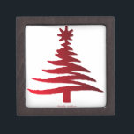 Christmas Tree Stencil Red Schmuckkiste<br><div class="desc">Thank You for visiting The Holiday Christmas Shop! You are viewing The Lee Hiller Designs Holiday Collection of Home and Office Decor,  Apparel,  Ohrs,  Collectibles and more. The Designs inklusive Lee Hiller Fotogray in Hand Drawn Mixed Media and Digital Art Collection.</div>
