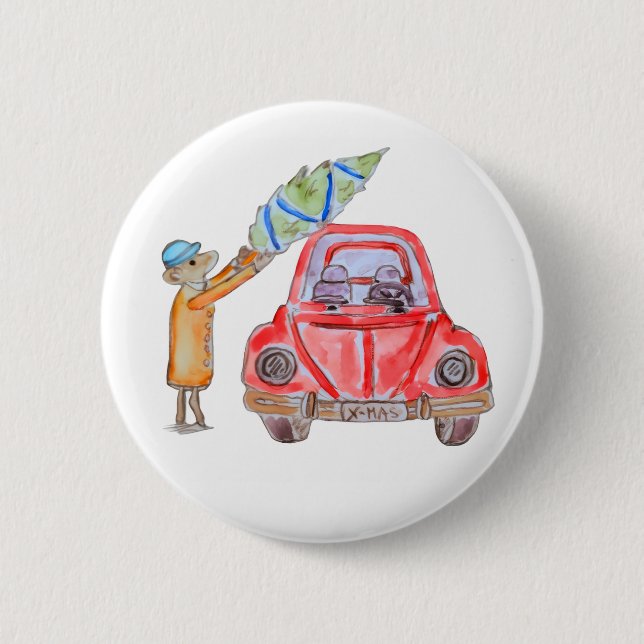 Christmas Tree Time! Button (Vorderseite)