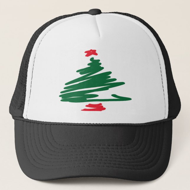 Christmas Tree Truckerkappe (Vorderseite)