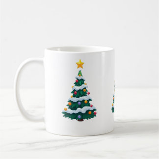 Christmas tree with Snow Mug Kaffeetasse