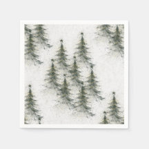 Christmas trees in the Woods