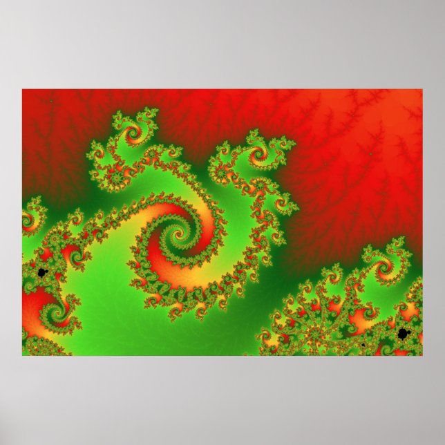 Christmas Triple Twirl Poster (Vorne)