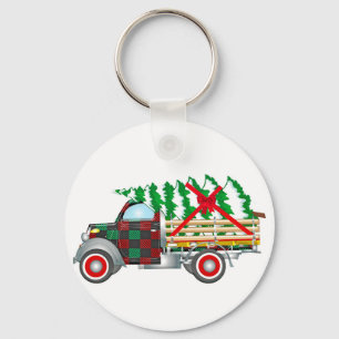 Christmas Truck Schlüsselanhänger