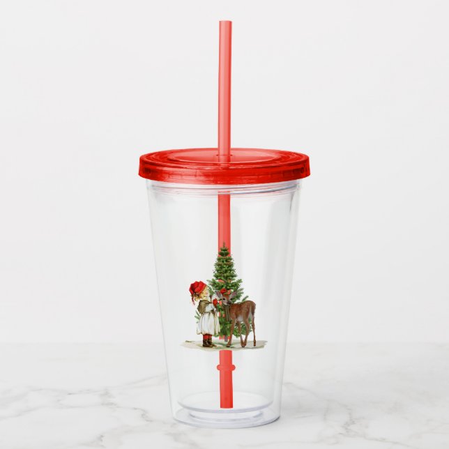 Christmas Tumbler Acryltrinkbecher (Vorderseite)