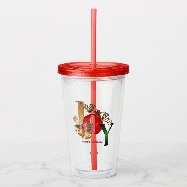 Christmas Tumbler Acryltrinkbecher (Vorderseite)