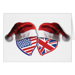 Christmas UK USA Hearts