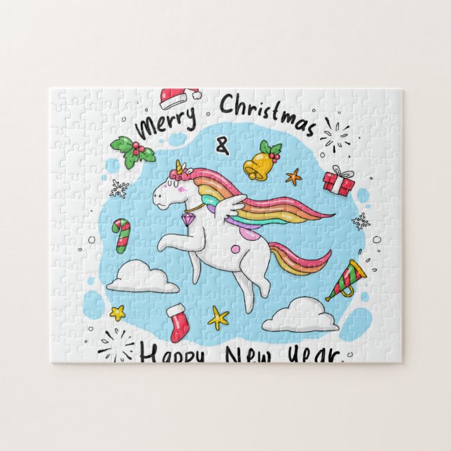 Christmas Unicorn (Horizontal)
