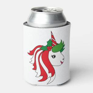 Christmas Unicorn Dosenkühler