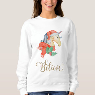 Christmas Unicorn Sweatshirt