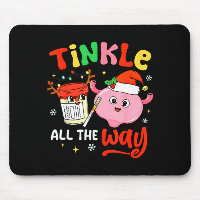 Christmas Urologist Nephrologist T Healthcare Work Mousepad (Vorne)