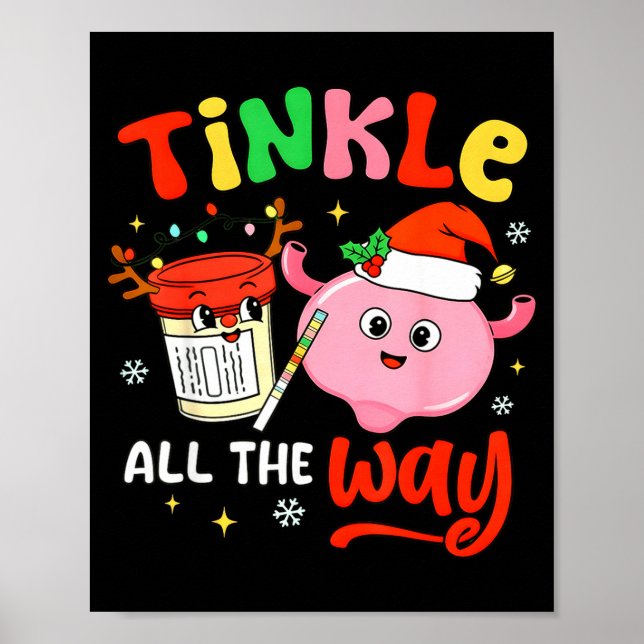 Christmas Urologist Nephrologist T Healthcare Work Poster (Vorne)