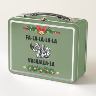 Christmas Valhalla Throw Pillow Metall Brotdose
