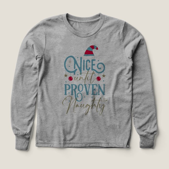 Christmas vibe Nice till proven naughty  (Motif recto)