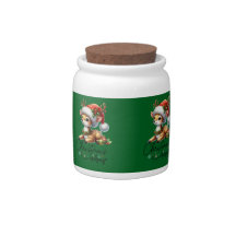 Christmas Vibes Candy/Cookie Jar