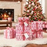 "Christmas Vibes" Rosa Einhorn Santa Geschenkpapier<br><div class="desc">Machen Sie sich mit unserem Verpackungspapier "Christmas Vibes" bereit, um Ihnen einen guten Feiertagssjubiläum zu bieten! Dieses äußerst niedliche und trendige Design besticht durch ein skurriles, rosa Einhorn in Santa Claus mit Regenbogenmane und Horn. Set vor einem weichen rosa Hintergrund, dieses lustige und magische Muster ist perfekt für diejenigen, die...</div>