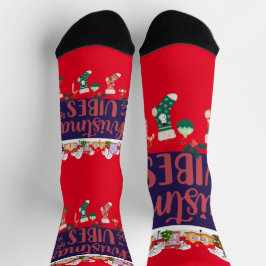 Christmas Vibes Socks Socken