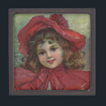 Christmas Viktorianisch Child Red Hat Girl Portrai Kiste<br><div class="desc">Das Weihnachtskind - Dieses kleine Viktorianische Kind hat einen kleinen roten Hut und einen roten Mantel,  genau wie Little Red Riding Hood,  um ihr warm für die Weihnachtszeit behalten. Das wunderschöne Kind stammt aus einer Werbung aus dem späten 19. Jahrhundert.</div>