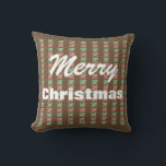 Christmas Vintag Brown Checkered Holly Kissen<br><div class="desc">Weihnachten Vintag Brown karierte Holly Throw Kissen. Hellrote und grüne heilige Blätter und Beeren auf braunem Hintergrund in Vintag kariertem Stil. Frohe Weihnachten ist in zwei Schriftart in Weiß. Für ein rustikales und dennoch klassisches Weihnachtsfest!</div>